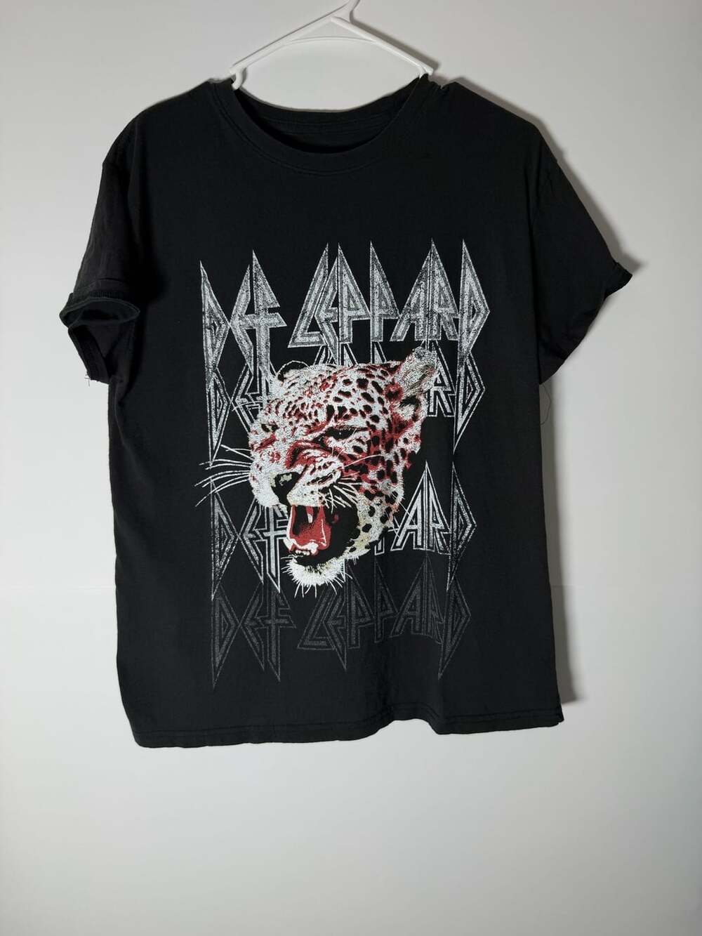Def Leppard Bludgeon Riffola Black T-Shirt Size L